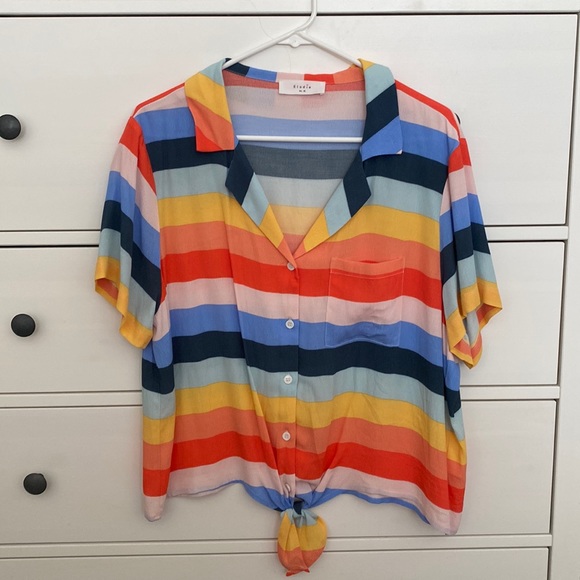 Elodie Rainbowstripe Shirt - Picture 1 of 6